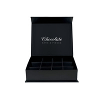 Boîtes cadeaux en carton rigide personnalisées pour chocolats, éponge écologique, emballage de luxe haut de gamme, fermeture magnétique, gaufrage personnalisé