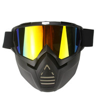 Vente chaude Motocross vintage lunettes pour moto rétro cyclisme moto casques