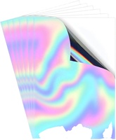 Étiquette à jet d'encre d'autocollant holographique laser imprimable de logo privé avec étiquette auto-adhésive d'imprimante à jet d'encre A4 ou 1530mm