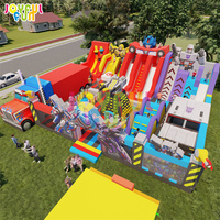 JOYFUL FUN Castello Rimbalzante Transformers Multifonctionnel Parc d'attractions gonflable Jeux gonflables commerciaux
