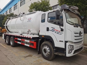 รถบรรทุกดูดสิ่งปฏิกูล FAW JieFang เครื่องยนต์ดีเซล ยูโร 6 กำลัง 150-250 แรงม้า แบบสะพานหลังคู่ ความจุ 18 ลูกบาศก์เมตร เหมาะสำหรับการเก็บน้ำเสีย - Product Image 5