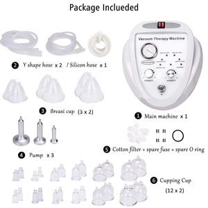 बहुक्रियाशील 0-75cmhg क्यूपिंग कप थेरेपी मशीन 6 मोड समायोज्य सक्शन वैक्यूम मशीन 30 कप 3 पंप के साथ - Product Image 4