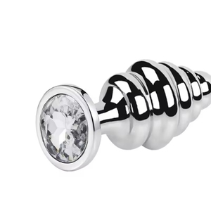 Juguetes sexuales anales de metal acanalado con diseño de joyería para mujeres y hombres, juegos y juguetes sexuales divertidos - Product Image 5