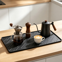 Tapis de comptoir de qualité alimentaire, tapis antidérapant pour la vaisselle, tapis à café
