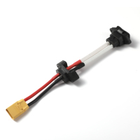 Connecteur XT60 moulé à 90 degrés personnalisé, 10AWG, IP67, 220V, gaine en silicone, conducteur en cuivre étamé, marque Minghui, modèle d'avion