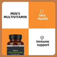 Multivitamines pour adultes avec vitamine B12 et zinc - Santé de la peau, soutien immunitaire et amélioration de la densité osseuse - 60 capsules - Approvisionnement en vrac OEM/ODM