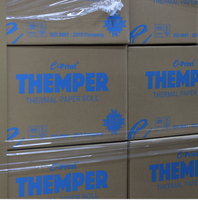 Rouleaux de papier thermique pour caisse enregistreuse industrielle Gold East sans phénol 80*80mm, écologiques, sensibles à la chaleur, pour imprimantes POS et ATM
