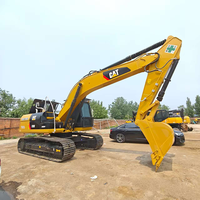 Excavatrice sur chenilles d'occasion CAT 320D, 20 tonnes, moteur d'origine fiable, faible nombre d'heures de fonctionnement, livraison rapide, stock disponible, haute performance