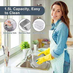 110V/220V/12V/24V BPA Free Stainless Steel <b>Food</b> Warmer <b>Container</b> <b>Plastic</b> 2 Compartments Leak Proof Portable for Car/Truck Use - Product Image 3