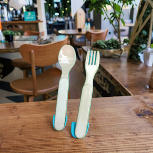 Set di Mini <span class=keywords><strong>Posate</strong></span> Biodegradabili per Occasioni Festive - Product Image 3