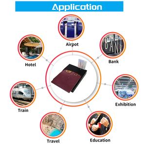 ICAO9303 Interfaz USB RFID NFC Escáner de documentos Pasaporte electrónico y lector de tarjetas de identificación para aeropuerto y hotel Producto en stock con SDK gratuito - Product Image 5