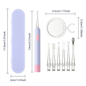 Kids Luminous <b>Ear</b> Spoon Dual Light Source LED Light <b>Ear</b> <b>Cleaning</b> Set <b>Ear</b> Picking USB Baby Earwax Remover <b>Kit</b> - Product Image 6