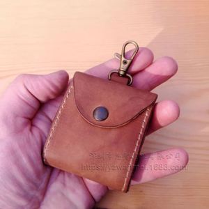 Pochette de pêche à la mouche en cuir PU de qualité supérieure, mini boîte à mouches portable avec doublure en laine, support de rangement pour leurres de pêche pour pêcheurs - Product Image 2