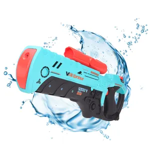 Kids Water Guns Squirt Battery Powered Toy Outdoor Summer Toys Electric Automatic High Pressure Water Gun With Bag