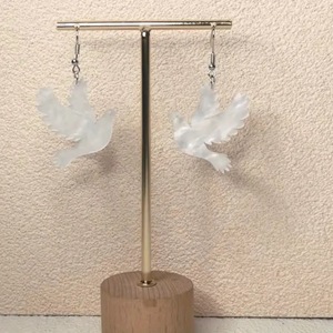 Boucles d'oreilles pendantes en acrylique scintillant pour femmes, bijoux élégants et tendance - Product Image 5