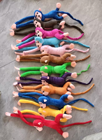 Nouvelle Peluche Singe à Longs Bras Suspendu avec Rembourrage en Coton PP, Fonction Musicale, Plusieurs Couleurs, 70cm, Pour Enfants de 5 à 14 Ans