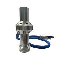 Nouveau pistolet de sablage à eau en carbure de bore, double entrée d'air, haute pression, type ouvert, buse grossière/fine, utilisation humide/sèche, robuste