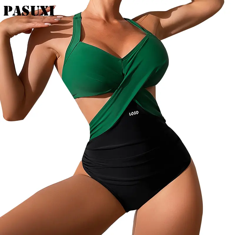 PASUXI New Arrival Hot Selling Women's Bikini Cutout Swimwear One Piece Woman Swim Beach Swimsuit