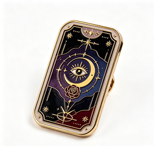 Boîte à cartes de tarot magnétique gaufrée, boîte cadeau en papier de luxe, encre de soja, étui rigide mat pour cartes de collection - Product Image 2