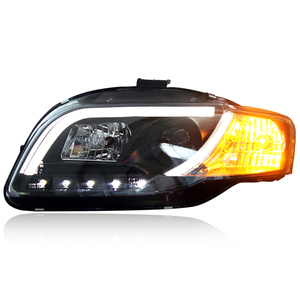 Nuevo 05-08 <span class=keywords><strong>Audi</strong></span> <span class=keywords><strong>A4</strong></span> B7 montaje de <span class=keywords><strong>faros</strong></span> lente doble guía de luz LED Modificación de ojo lágrima 6000K Color para <span class=keywords><strong>faros</strong></span> de xenón - Product Image 1