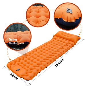 <span class=keywords><strong>Matelas</strong></span> gonflable de Camping d'extérieur avec oreillers, lit pliant ultraléger, coussin d'air, randonnée, Trekking - Product Image 3