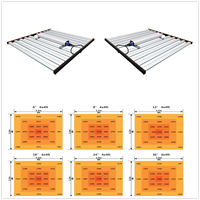 Haute PPFD 1000W Samsung lm301b lm281b lm301h Evo puces pliable 1000W LED élèvent la lumière verticale agriculture barre de LED