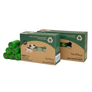 Sacs à déchets pour animaux de compagnie biodégradables, écologiques, simples, non parfumés, en plastique, pour petits animaux, vente en gros par le fabricant - Product Image 2