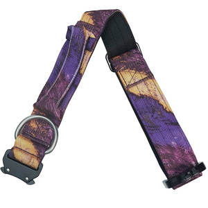 Custom Heat Transfer Printed Nylon Tactical Dog <b>Collar</b>, Premium <b>Metal</b> Buckle Dog <b>Collar</b> for Medium Large Dogs Stainless steel D - Product Image 6