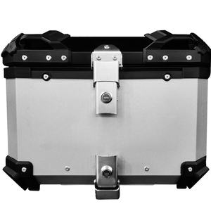 Vente en gros de coffre/boîte de rangement universel en alliage d'aluminium pour moto - Product Image 5