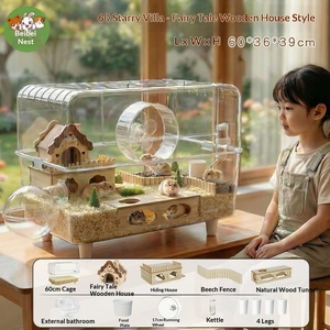 <strong>Hamster</strong> Reptile <strong>Cage</strong> Super <strong>Large</strong> Villa Luxurious House Golden <strong>Hamsters</strong> Anti-Bite Breeding <strong>Cage</strong> PET Material Box All Seasons - Product Image 6