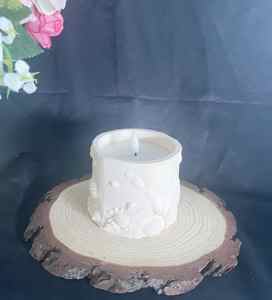 Organismes marins nordiques (avec étoile de mer, méduse, coquillages) Motif <span class=keywords><strong>biologique</strong></span> LED Ciment Bougies électroniques 3D - Product Image 5