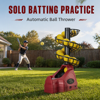 Machine de lancer de baseball professionnelle multi-sports brevetée, lanceur automatique portable pour le tennis et le pickleball, matériau PP