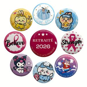 Pin Promocional Personalizado con Logotipo, Reflectante, Sublimado, Botón de Metal en Blanco para Impresión de Logotipos - Product Image 6