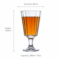 Vente en gros de tasses en verre de style classique européen, tasses transparentes pour thé, lait, café, verres à shot en verre ambré, tasses de mariage