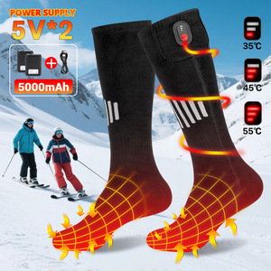 <span class=keywords><strong>Chaussettes</strong></span> de sport d'extérieur chauffantes réglables à trois vitesses avec batterie, respirantes, antidérapantes, durables, logo haut de gamme - Product Image 4
