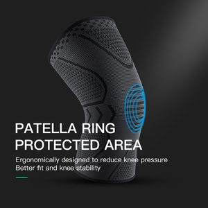 Rodillera protectora <span class=keywords><strong>para</strong></span> el dolor de rodilla, almohadillas de soporte <span class=keywords><strong>para</strong></span> rótula, entrenamiento de baloncesto, alivio del dolor articular, meniscus tear - Product Image 3