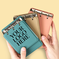 Carnet miniature personnalisé, journal à feuilles mobiles personnalisé, papeterie de bureau A7, cadeau promotionnel, agenda