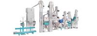 Fraiseuse de riz combinée 10T de meilleure qualité avec Machine d'emballage, usine de détartrage de riz