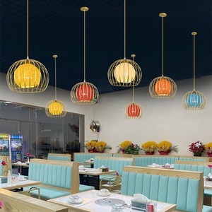 Lustre populaire <span class=keywords><strong>en</strong></span> forme de boulette pour comptoir de bar, idéal pour les restaurants BBQ et Hot <span class=keywords><strong>Pot</strong></span>, construction <span class=keywords><strong>en</strong></span> fer et <span class=keywords><strong>corde</strong></span> de jute, garantie 2 ans - Product Image 4