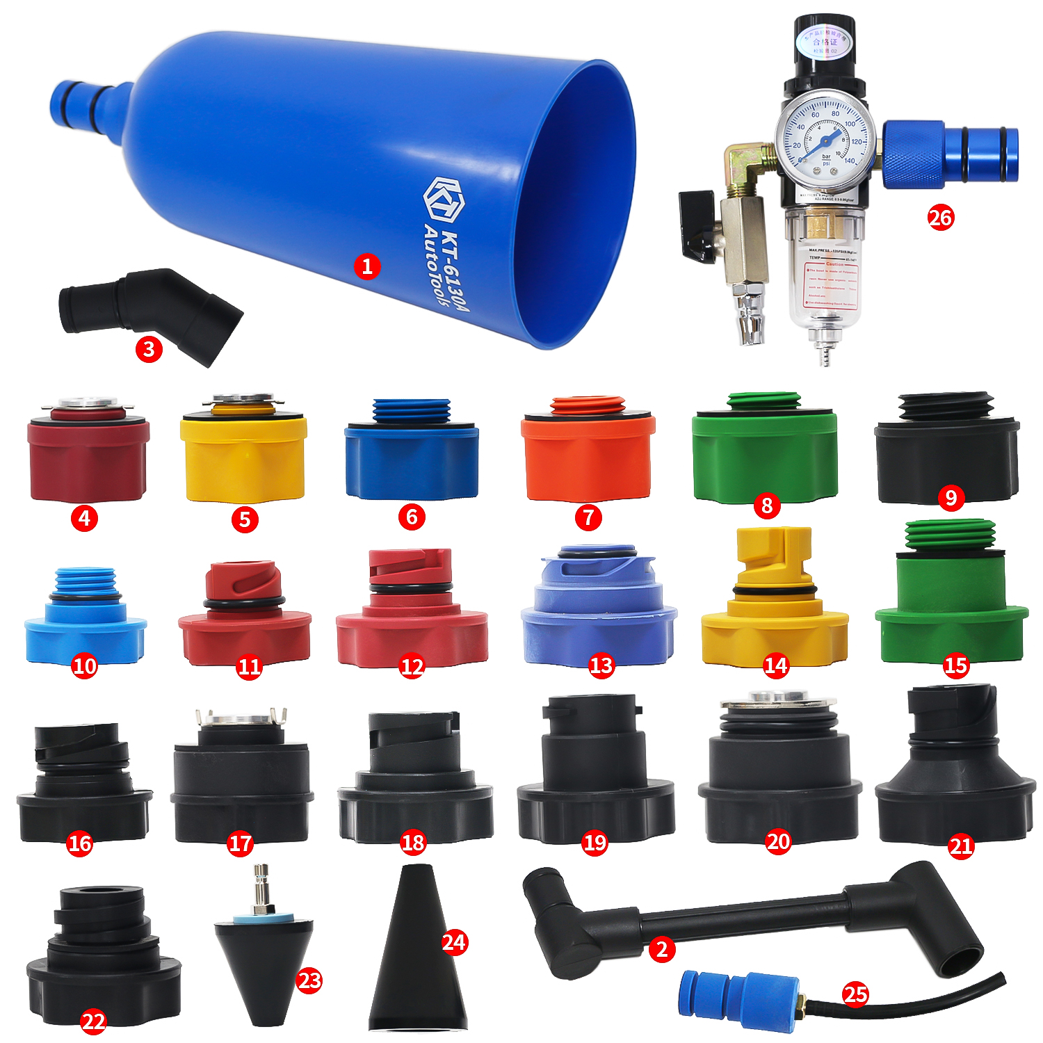 KS TOOLS 150.9141 Adaptateur à Baïonnette Pour Entonnoir De Remplissage D'huile Pour Mazda Et