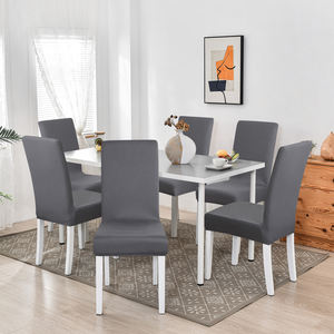 Bọc Ghế Kẻ Sọc Màu Trơn Đàn Hồi Số Lượng Lớn 140gsm Bọc Ghế Co Giãn Vải Thun Gia Đình Cho Ghế Parson - Product Image 2