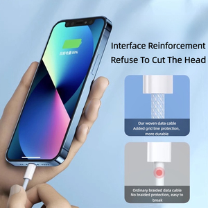 X904 1M 2M 60W Bện Sạc Cáp Loại C Để Loại C Cho iPhone 15 Nhanh Chóng Sạc Cáp Dữ Liệu Cho iPhone 15 Pro Max USB C Cáp - Product Image 4