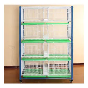 Ferme de volaille européenne à 3 niveaux, Cage d'élevage de Pigeon, à vendre en chine