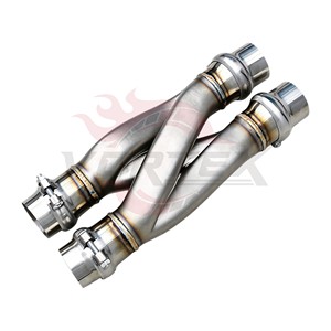 ท่อไอเสียสแตนเลส 304 ยี่ห้อ Vortex รุ่น Universal แบบ Z-Pipe ขัดเงา ขนาด 3 นิ้ว สำหรับรถแข่ง ใช้ได้กับรถทั่วไป - Product Image 1