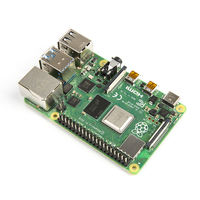 Carte de développement Raspberry Pi 4B 1 Go/2 Go/4 Go/8 Go de RAM, mini-ordinateur Linux BCM2711 avec accessoires