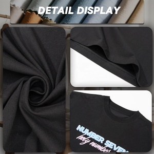 Vente en gros d'usine, t-shirts tendance de haute qualité, résistants, personnalisables avec logo, 100% coton pur, pour hommes et femmes - Product Image 5