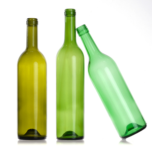 750ml Bourgogne Bouteille En Verre Ambre Bleu <span class=keywords><strong>France</strong></span> Rouge Vin Bouteille En Verre Vert Brun Couleur Bottiglia DiBarolo Bouteille avec Liège - Product Image 6
