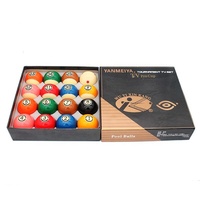 Vente chaude 16A Qualité Résine 16pc Set Box 57.2MM YAMEIYA 2-1/4 pouces TV-PRO Billard Pool Ball à vendre