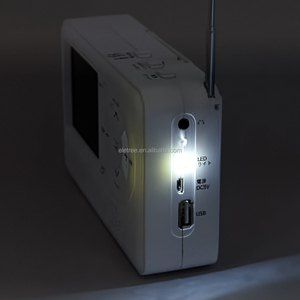 3.5 inch LCD hiển thị kỹ thuật số FM BT khẩn cấp loa chụp và dòng HD Video Capture Box mini xách tay đài phát thanh với TV - Product Image 2