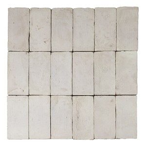 Piastrella Chroma Rustic White 10x20 per rivestimento di pareti e pavimenti - Product Image 1